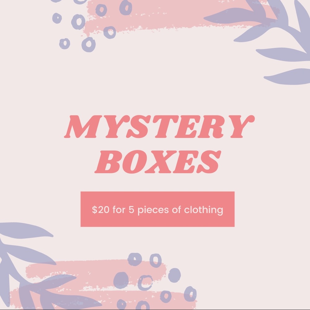 MYSTERY BOXES 5 for $20🌟🌟